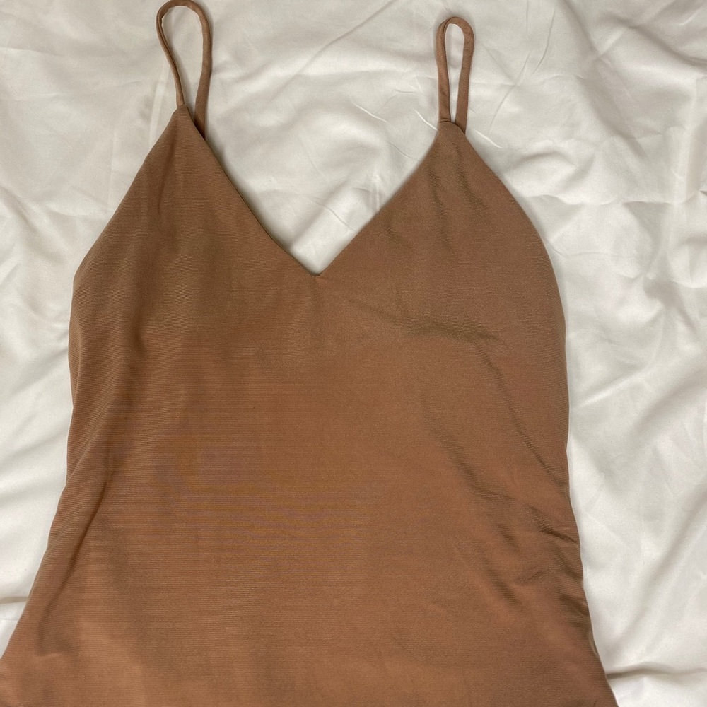 Beige Windsor Bodysuit